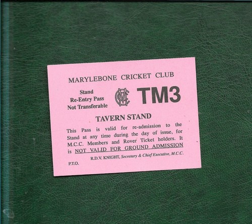 Ticket stub entry - ticket,