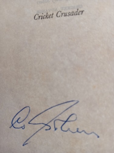 Sir gary sobers signed - gary, book