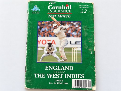 England west indies 1991 - west,