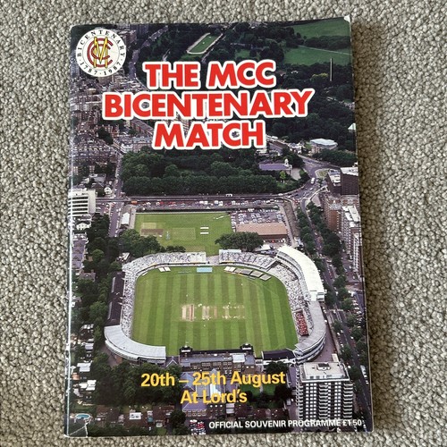 The mcc bicentenary match - the,