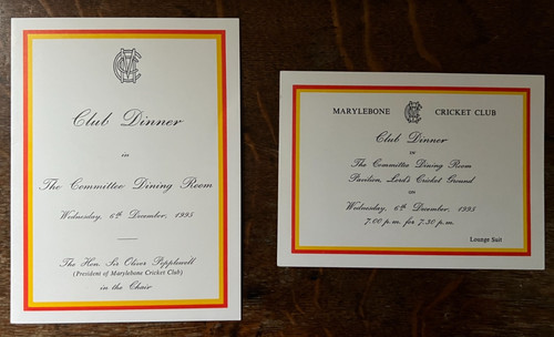 Marylebone cricket club mcc - cricket,
