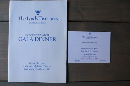 Lords taverners eve test - taverners,