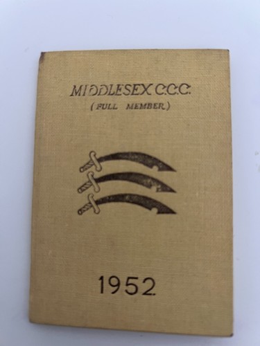 1952 middlesex ccc - 1952, full