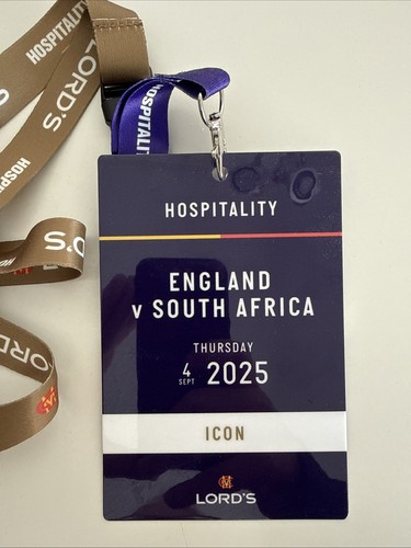 Hospitality pass lords cricket - hospitality,