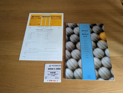 1988 derbyshire hampshire - v,