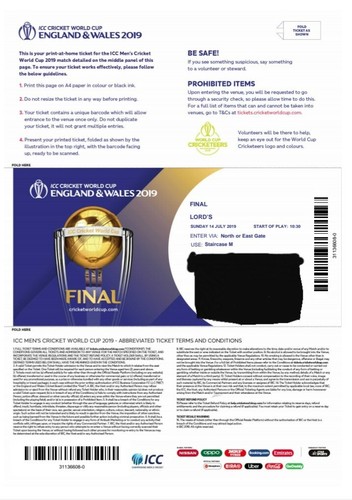 2019 cricket world cup final - 2019,