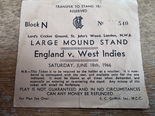 Lords england west indies - lords,